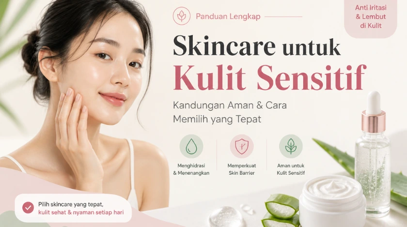 Skincare yang Cocok untuk Kulit Sensitif
